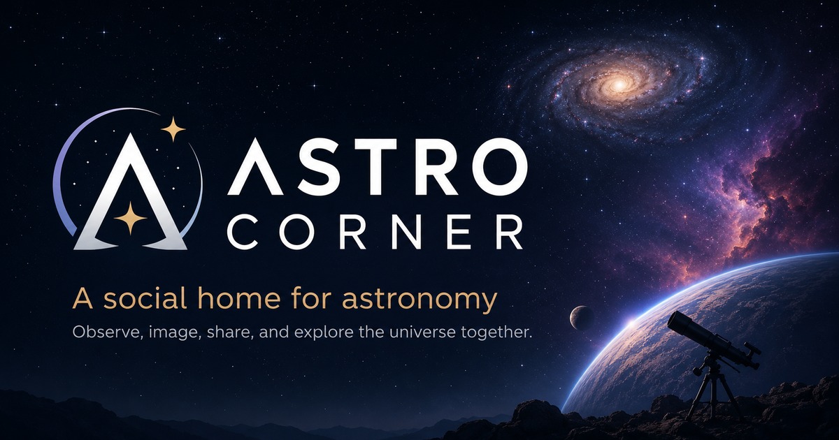 Astro Corner — a social home for astronomy