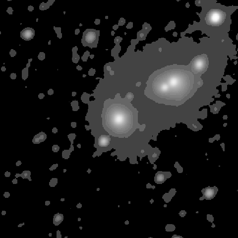 Survey preview for NGC 1046