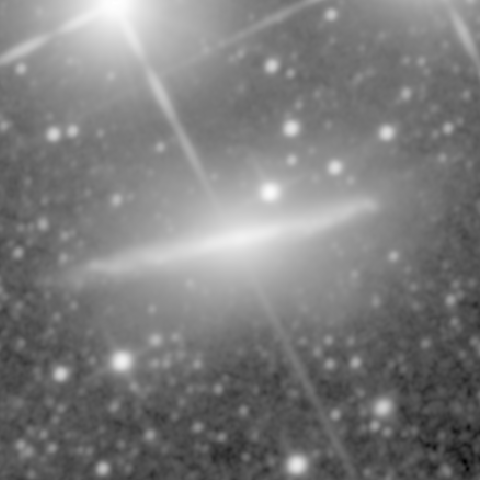 Survey preview for NGC 1055