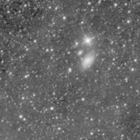 Survey preview for NGC 1243