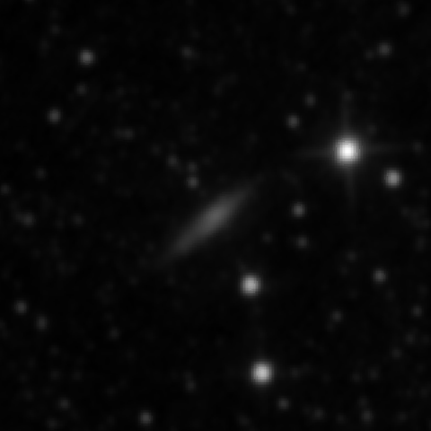 Survey preview for NGC 3879