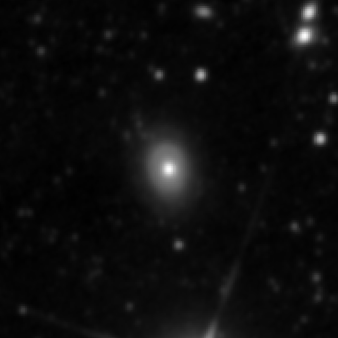 Survey preview for NGC 3884