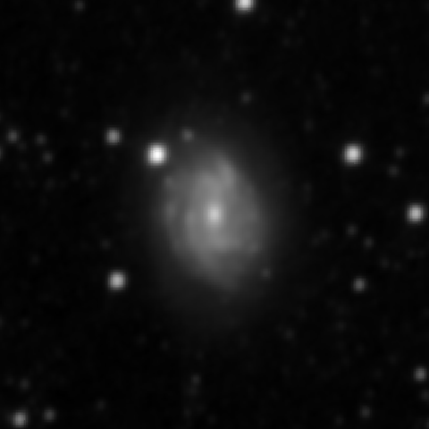 Survey preview for NGC 3887