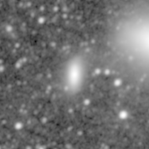 Survey preview for NGC 586
