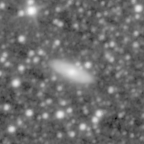 Survey preview for NGC 587