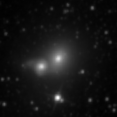 Survey preview for NGC 4105
