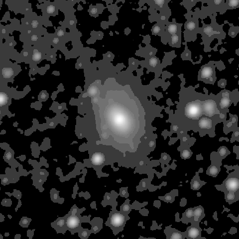 Survey preview for NGC 608
